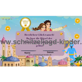 SCHNITZELJAGD : Die magische Lampe-5-10 Jahren - schnitzeljagd aufgaben zum ausdrucken pdf - schnitzeljagd-kinder