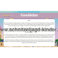 SCHNITZELJAGD : DIE MAGISCHE LAMPE-5-10 JAHREN - schnitzeljagd aufgaben zum ausdrucken pdf - schnitzeljagd-kinder