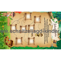 SCHNITZELJAGD IM DSCHUNGEL - RÄTSEL SCHNITZELJAGD AUFGABEN ZUM AUSDRUCKEN-4-5 JAHREN - SCHNITZELJAGD AUFGABEN ZUM AUSDRUCKEN PDF - schnitzeljagd-kinder