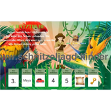 SCHNITZELJAGD IM DSCHUNGEL - RÄTSEL SCHNITZELJAGD AUFGABEN ZUM AUSDRUCKEN-4-5 JAHREN - SCHNITZELJAGD AUFGABEN ZUM AUSDRUCKEN PDF - schnitzeljagd-kinder