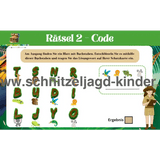 SCHNITZELJAGD IM DSCHUNGEL - RÄTSEL SCHNITZELJAGD AUFGABEN ZUM AUSDRUCKEN-4-5 JAHREN - SCHNITZELJAGD AUFGABEN ZUM AUSDRUCKEN PDF - schnitzeljagd-kinder
