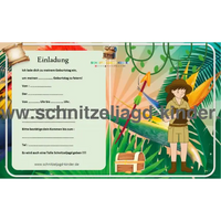 SCHNITZELJAGD IM DSCHUNGEL - RÄTSEL SCHNITZELJAGD AUFGABEN ZUM AUSDRUCKEN-5-8 JAHREN - SCHNITZELJAGD AUFGABEN ZUM AUSDRUCKEN PDF - schnitzeljagd-kinder