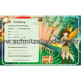SCHNITZELJAGD IM DSCHUNGEL - RÄTSEL SCHNITZELJAGD AUFGABEN ZUM AUSDRUCKEN-5-8 JAHREN - SCHNITZELJAGD AUFGABEN ZUM AUSDRUCKEN PDF - schnitzeljagd-kinder