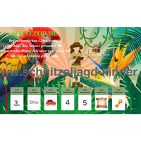SCHNITZELJAGD IM DSCHUNGEL - RÄTSEL SCHNITZELJAGD AUFGABEN ZUM AUSDRUCKEN-5-8 JAHREN - SCHNITZELJAGD AUFGABEN ZUM AUSDRUCKEN PDF - schnitzeljagd-kinder