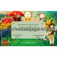 SCHNITZELJAGD IM DSCHUNGEL - RÄTSEL SCHNITZELJAGD AUFGABEN ZUM AUSDRUCKEN-5-8 JAHREN - SCHNITZELJAGD AUFGABEN ZUM AUSDRUCKEN PDF - schnitzeljagd-kinder