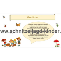 SCHNITZELJAGD IM GARTEN: VERSCHWUNDENER HONIG - EIN SPANNENDES ABENTEUER FÜR KLEINE DETEKTIVE (5-8 JAHRE)-SCHNITZELJAGD AUFGABEN ZUM AUSDRUCKEN PDF - schnitzeljagd-kinder