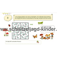 SCHNITZELJAGD IM GARTEN: VERSCHWUNDENER HONIG - EIN SPANNENDES ABENTEUER FÜR KLEINE DETEKTIVE (5-8 JAHRE)-SCHNITZELJAGD AUFGABEN ZUM AUSDRUCKEN PDF - schnitzeljagd-kinder