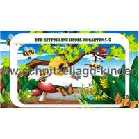 SCHNITZELJAGD im Garten: Verschwundener Honig - Ein spannendes Abenteuer für kleine Detektive (5-8Jahre)-SCHNITZELJAGD AUFGABEN ZUM AUSDRUCKEN PDF - schnitzeljagd-kinder