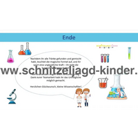 Schnitzeljagd im Labor - schnitzeljagd aufgaben
