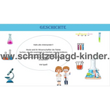 Schnitzeljagd im Labor - schnitzeljagd aufgaben