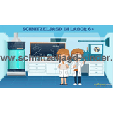 Schnitzeljagd im Labor - schnitzeljagd aufgaben zum ausdrucken pdf 6+ - schnitzeljagd-kinder