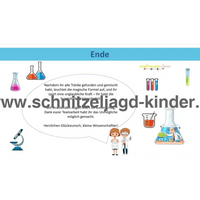 Schnitzeljagd im Labor - schnitzeljagd aufgaben zum ausdrucken pdf 6+ - schnitzeljagd-kinder