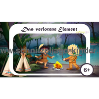 SCHNITZELJAGD Indianer -das verlauren element: 6-7 JAHREN - schnitzeljagd aufgaben zum ausdrucken pdf - schnitzeljagd-kinder