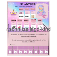 SCHNITZELJAGD : Das Königreich der Meerjungfrauen - schnitzeljagd-kinder