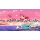 SCHNITZELJAGD MEERJUNGFRAU : DAS KÖNIGREICH DER MEERJUNGFRAUEN - MEERJUNGFRAU KINDERGEBURTSTAG-4-5 JAHREN - schnitzeljagd-kinder