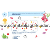 SCHNITZELJAGD MEERJUNGFRAU : DAS KÖNIGREICH DER MEERJUNGFRAUEN - MEERJUNGFRAU KINDERGEBURTSTAG-4-5 JAHREN - schnitzeljagd-kinder