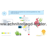 SCHNITZELJAGD MEERJUNGFRAU : Das Königreich der Meerjungfrauen - meerjungfrau kindergeburtstag-6-7 Jahren - schnitzeljagd aufgaben zum ausdrucken pdf - schnitzeljagd-kinder