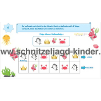 SCHNITZELJAGD MEERJUNGFRAU : DAS KÖNIGREICH DER MEERJUNGFRAUEN - MEERJUNGFRAU KINDERGEBURTSTAG-8-9 JAHREN - SCHNITZELJAGD AUFGABEN ZUM AUSDRUCKEN PDF - schnitzeljagd-kinder
