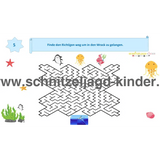 SCHNITZELJAGD MEERJUNGFRAU : DAS KÖNIGREICH DER MEERJUNGFRAUEN - MEERJUNGFRAU KINDERGEBURTSTAG-8-9 JAHREN - SCHNITZELJAGD AUFGABEN ZUM AUSDRUCKEN PDF - schnitzeljagd-kinder
