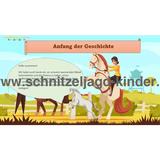 Schnitzeljagd Pferdestall - Kindergeburtstag Pferde-6-7 Jahren - schnitzeljagd aufgaben zum ausdrucken pdf - schnitzeljagd-kinder