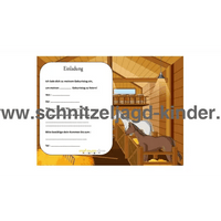 Schnitzeljagd Pferdestall - Kindergeburtstag Pferde-6-7 Jahren - schnitzeljagd aufgaben zum ausdrucken pdf - schnitzeljagd-kinder