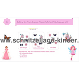 SCHNITZELJAGD PRINZESSIN-4-5 JAHREN - SCHNITZELJAGD AUFGABEN ZUM AUSDRUCKEN PDF - schnitzeljagd-kinder