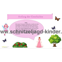 Schnitzeljagd Prinzessin-6-7 Jahren - schnitzeljagd aufgaben zum ausdrucken pdf - schnitzeljagd-kinder