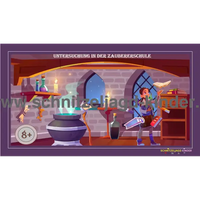 SCHNITZELJAGD UNTERSUCHUNG IN DER ZAUBERERSCHULE-8-11 JAHREN - SCHNITZELJAGD AUFGABEN ZUM AUSDRUCKEN PDF - schnitzeljagd-kinder
