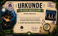 Spion Schnitzeljagd für Kinder - schnitzeljagd-kinder