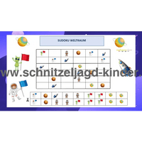 Sudoku Space - Ein originelles Sudoku zum Thema Weltraum! - schnitzeljagd-kinder