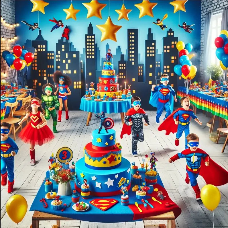 Superhelden-Kindergeburtstag