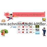 Superhelden schatzsuche 4-5 jahren- SCHNITZELJAGD AUFGABEN ZUM AUSDRUCKEN PDF - schnitzeljagd-kinder