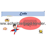 Superhelden schatzsuche 6-7 jahren- SCHNITZELJAGD AUFGABEN ZUM AUSDRUCKEN PDF - schnitzeljagd-kinder