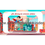 Superhelden schatzsuche 6-7 jahren- SCHNITZELJAGD AUFGABEN ZUM AUSDRUCKEN PDF - schnitzeljagd-kinder