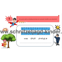 Superhelden schatzsuche 6-7 jahren- SCHNITZELJAGD AUFGABEN ZUM AUSDRUCKEN PDF - schnitzeljagd-kinder