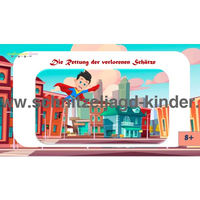 Superhelden schatzsuche 8+ jahren- SCHNITZELJAGD AUFGABEN ZUM AUSDRUCKEN PDF - schnitzeljagd-kinder