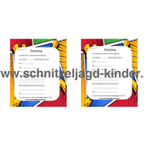 Superhelden schatzsuche 8+ jahren- SCHNITZELJAGD AUFGABEN ZUM AUSDRUCKEN PDF - schnitzeljagd-kinder