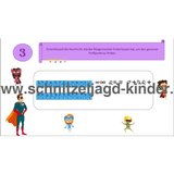 Superhelden-Schnitzeljagd für Kinder (6 Jahre)-Schnitzeljagd Aufgaben zum Ausdrucken (PDF) - schnitzeljagd-kinder