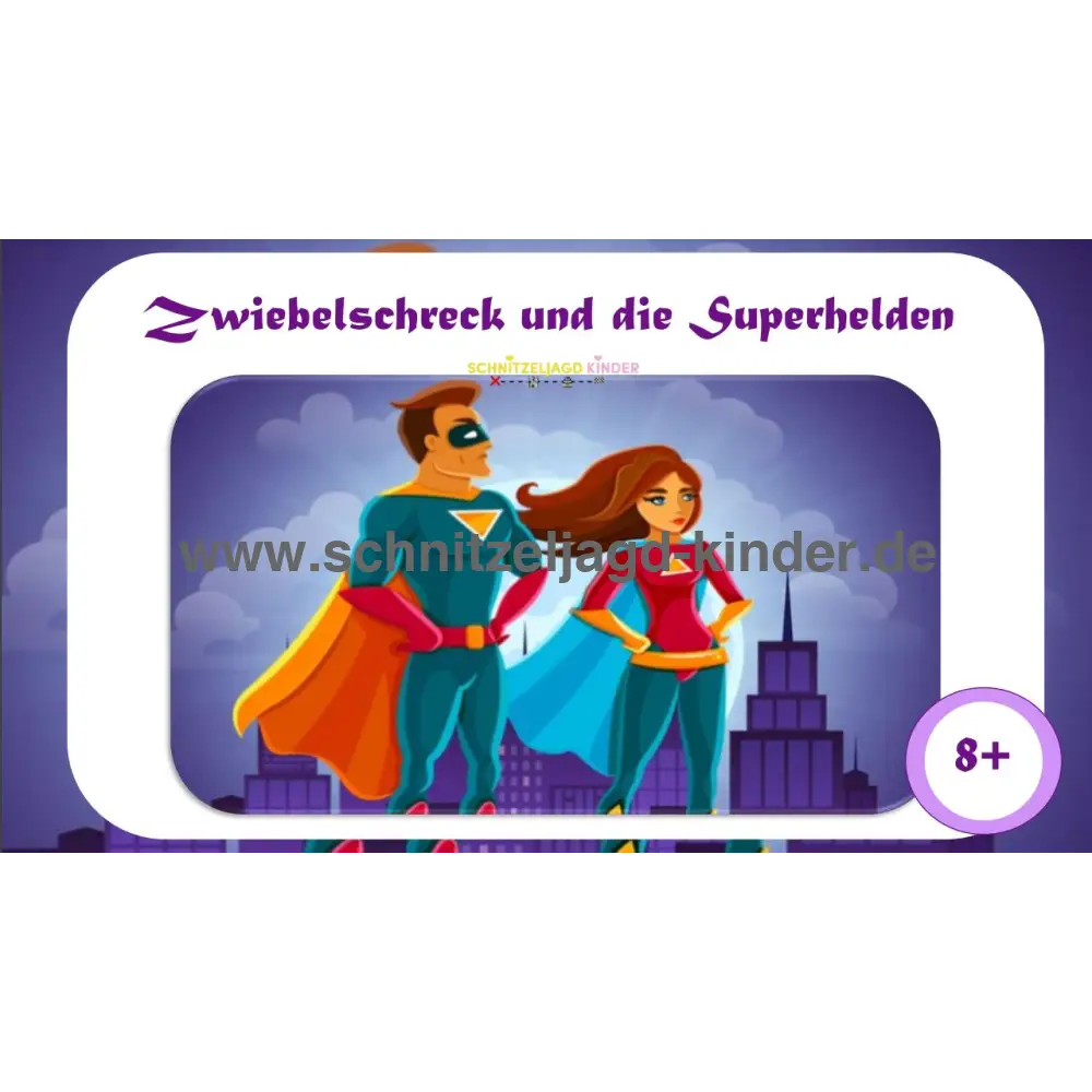 Superhelden-Schnitzeljagd für Kinder (8 Jahre)-Schnitzeljagd Aufgaben zum Ausdrucken (PDF)-schnitzeljagd-kinder