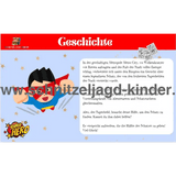 Superhelden-Schnitzeljagd zum ausdrucken 4-7 Jahren - schnitzeljagd-kinder