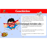 Superhelden-Schnitzeljagd -zum -ausdrucken 4-7- Jahren-schnitzeljagd-kinder