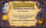Geisterhaus-Schnitzeljagd zum Ausdrucken