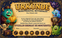 Monsterhotel-Schnitzeljagd für Kinder | Halloween-PDF