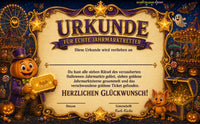 Halloween-Jahrmarkt-Schnitzeljagd