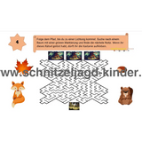WALD SCHNITZELJAGD -4-5 JAHREN - SCHNITZELJAGD AUFGABEN ZUM AUSDRUCKEN PDF - schnitzeljagd-kinder