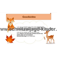 WALD SCHNITZELJAGD -4-5 JAHREN - SCHNITZELJAGD AUFGABEN ZUM AUSDRUCKEN PDF - schnitzeljagd-kinder
