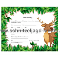 Wald -Schnitzeljagd -6-7 -JAHREN - SCHNITZELJAGD -AUFGABEN- ZUM- AUSDRUCKEN- PDF-schnitzeljagd-kinder