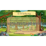 Wald Schnitzeljagd -6-7 JAHREN - SCHNITZELJAGD AUFGABEN ZUM