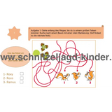 Wald -Schnitzeljagd -6-7 -JAHREN - SCHNITZELJAGD -AUFGABEN- ZUM- AUSDRUCKEN- PDF-schnitzeljagd-kinder