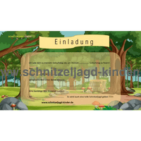 Wald Schnitzeljagd -6-7 JAHREN - SCHNITZELJAGD AUFGABEN ZUM AUSDRUCKEN PDF - schnitzeljagd-kinder